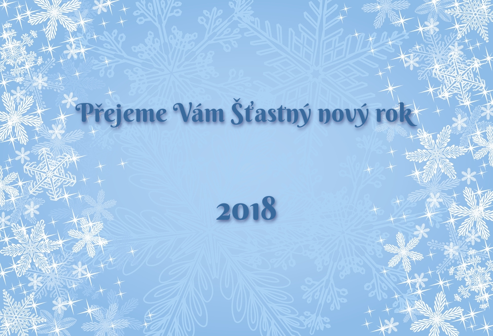 PF 2018 - Přejeme Vám Šťastný nový rok 2018. Vaše Účtovna.